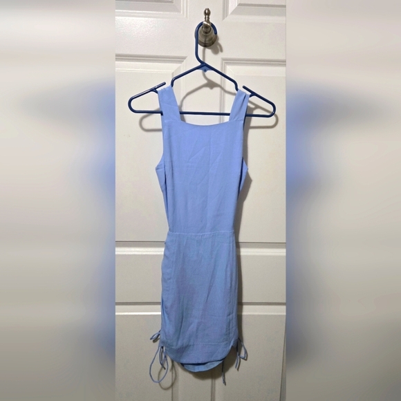 NBD Blue Backless Mini Dress - Picture 5 of 7